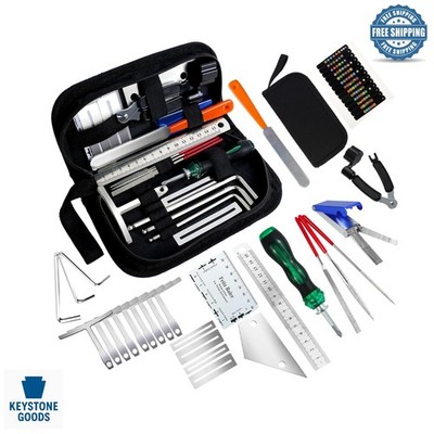 28-Piece Guitar Maintenance & Repair Kit with Carry Bag