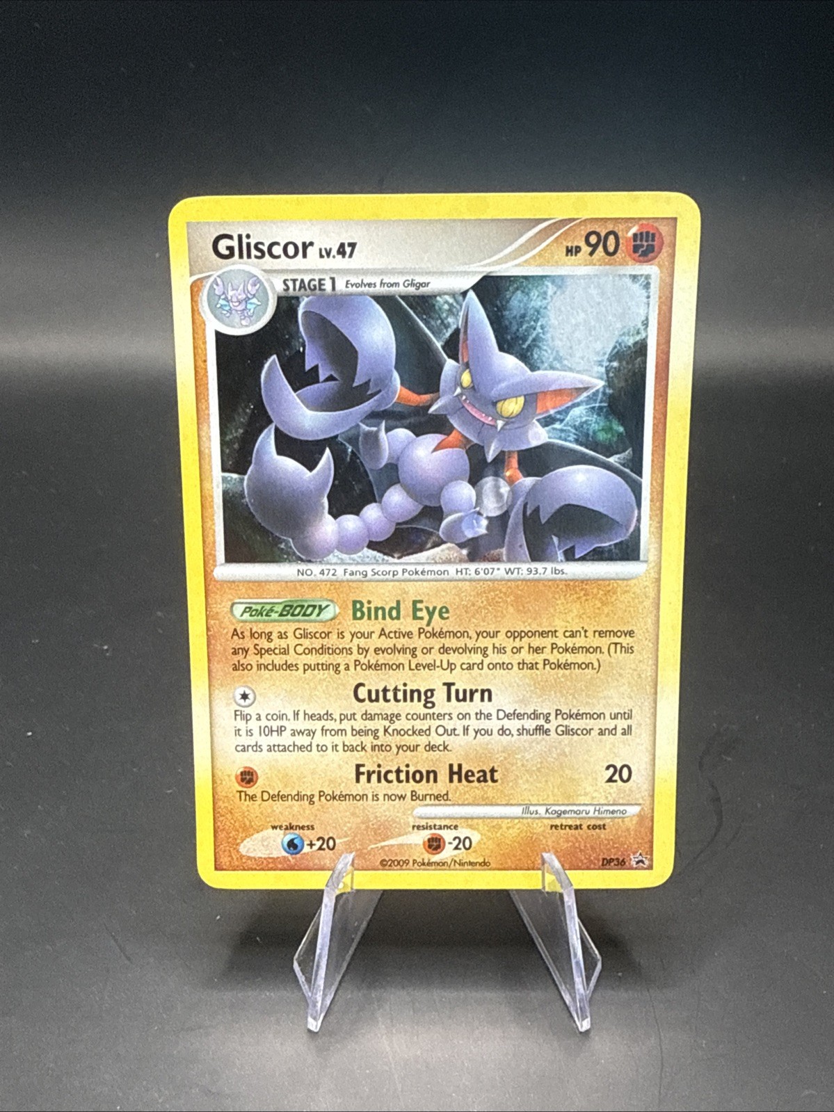 Pokemon TCG Gliscor Holo DP36 Black Star NM 2009 Rare! Diamond & Pearl!