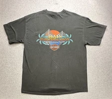 Vintage Harley-Davidson Shirt Mens XL Jim’s St Petersburg Florida 2004 Pocket Te