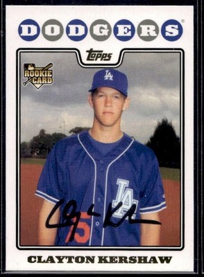 Clayton Kershaw Rookie Reprint 2016 Topps Berger's Best #BB-57 LA Dodgers HOF RC