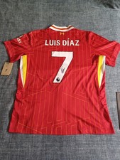 Luis Diaz Signed Liverpool Shirt with COA
