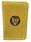 US Military WWII New Testament Canvas Pocket Bible WW2 Eagle Great Seal Emblem