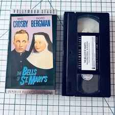 The Bells of St. Mary's VHS 1945 Classic Drama Bing Crosby Ingrid Bergman USED
