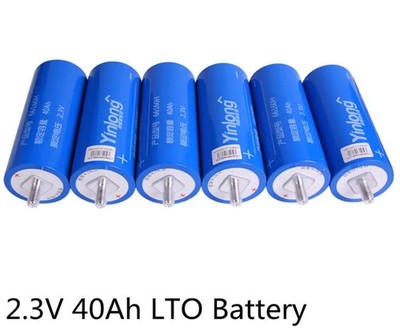 USA 6PC Yinlong LTO66160H 2.3V 40Ah Lithium Rechargeable Battery Cell High Drain