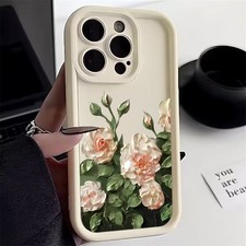 Case For iPhone Samsung Honor Motorola Xiaomi Girl Flower ShockProof Phone Cover