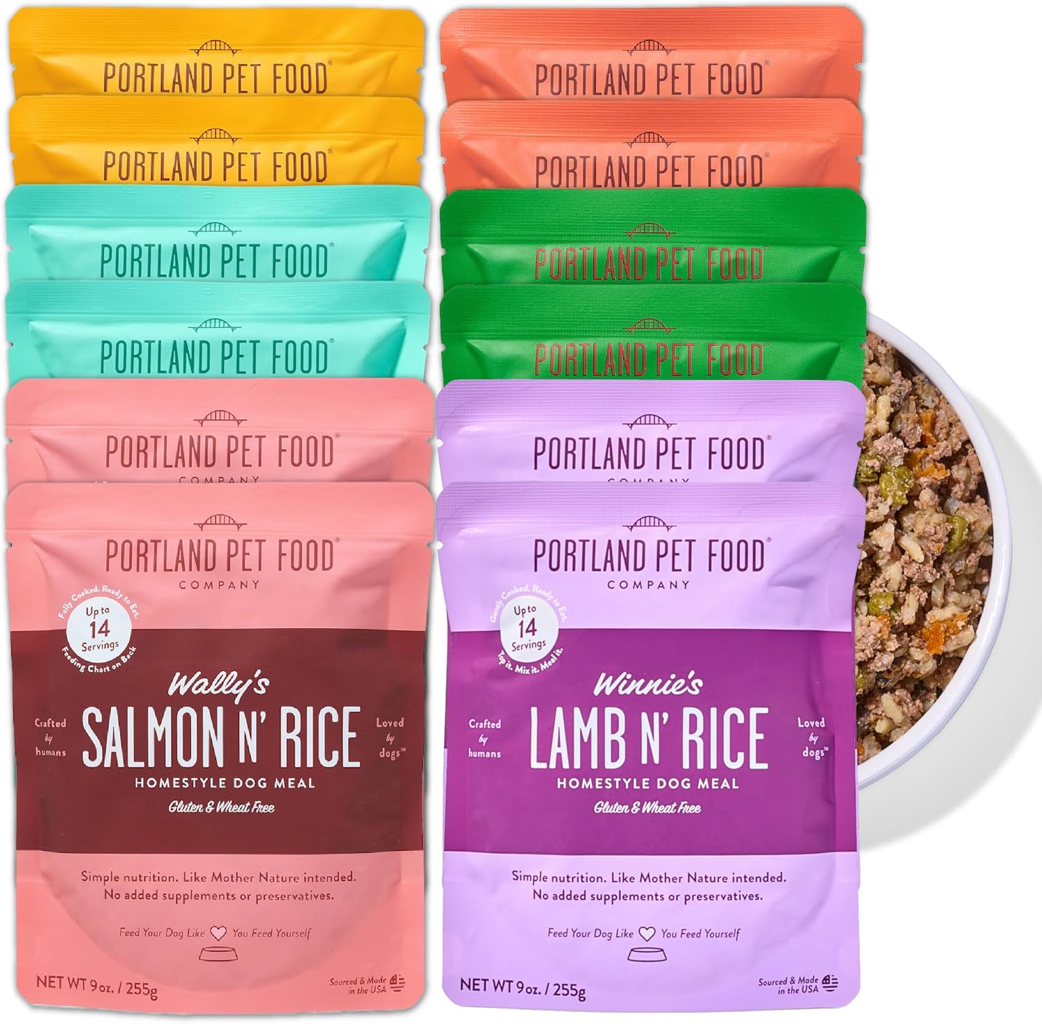 Fresh Dog Food Pouches - Human-Grade Topper Mix-Ins & Wet Pet Meals - Small & La