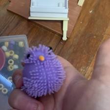 Purple Silicone Spiky Handheld Massage Ball f...
