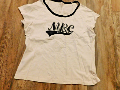 NY & C SPORT WHITE TOP SIZE MEDIUM