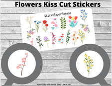 Flowers and Leaves Planner Stickers 102 / Planner Stickers  / Journal Stickers