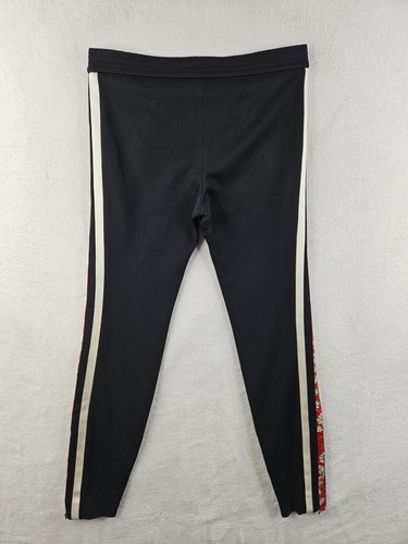 Alexander McQueen Womens Black Slim Fit Silk Taped Trousers Size UK 10 W30 L29 - Picture 3 of 14