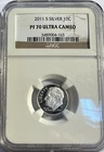 2011-S Silver Proof Roosevelt Dime NGC PF70 ULTRA CAMEO