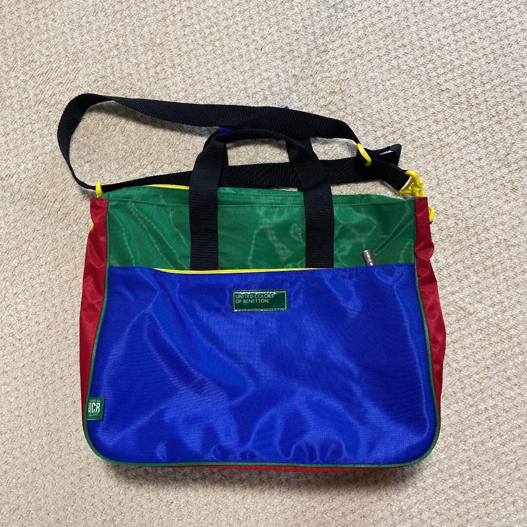 Vintage United Colors of Benetton Shoulder Bag, Crossbody Vintage United Colors of Benetton Shoulder Bag, Crossbody