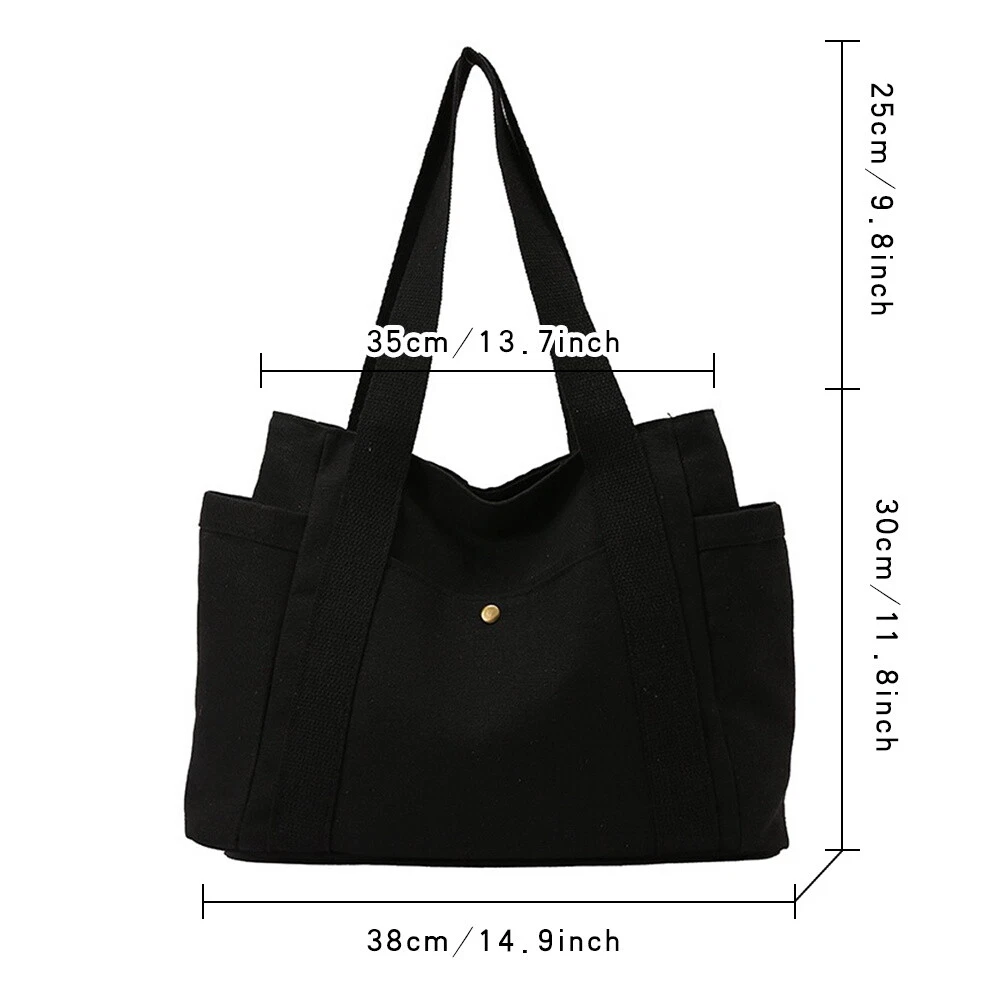 Large Capacity Tote Bag INS Versatile Handbag Laptop Bag Work Student Class - Picture 2 of 11