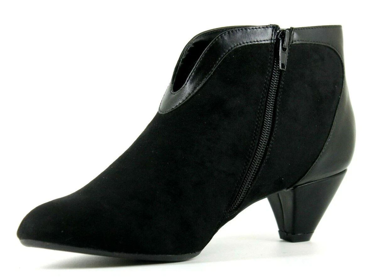 Extra wide black ankle boots cheap