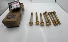 Box of 8 Midwest Flange Bolt 3/4 In.-10 x 6 In. Zinc Plated Grade 8 Steel Coarse