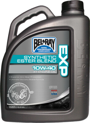 Bel Ray EXP Synthetic Ester Blend 4T Engine Oil 10W40 - 4L. 99120-B4LW