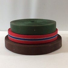 Nylon Webbing Strapping for Crafts Dog Collars Purse Bags Chairs 1 Inch