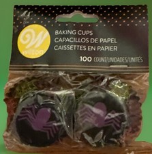 Wilton Halloween Baking Cups 100 Count Mini 1 1/4" Cupcake NEW NIP