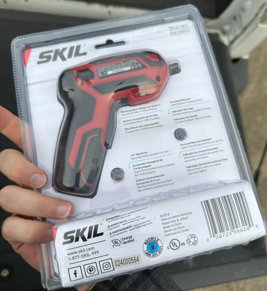 Skil screwdriver online charger