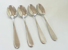 Oneida FLIGHT RELIANCE Soup Spoon Lot 4 Spoons Stainless