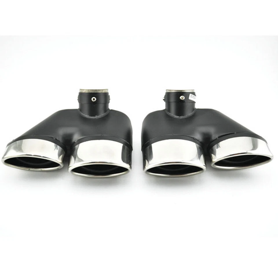 Exhaust Tips for Mercedes Benz W220 S430 S500 S320 Stainless Steel Muffler Pipes - Imagem 2 de 4
