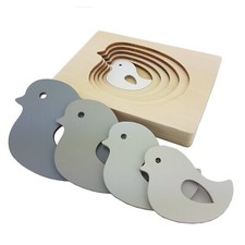 Multi-layered Bird Puzzle - MONTESSORI BIOLOGY / BOTANY MATERIALS