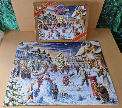 1000-teiliges PUZZLE namens DORFFESTIVITIES von GIBSONS PUZZLE.