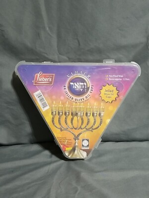 Vehaer 44 Jelled Olive Oil Cups 1.5 Hour Burn Time 44 Cups Included New 
