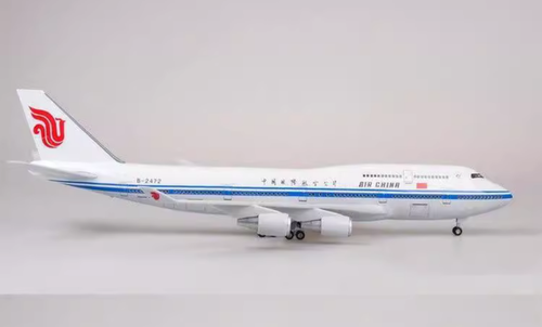 1:150 47CM AIR CHINA BOEING 747-400 Aeroplane Landing Gear Resin Aircraft Model - Zdjęcie 2 z 11