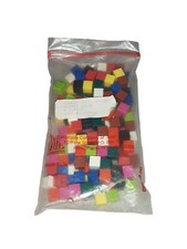 Lot of 149 ct Cuisenaire Mixed Color Math Counting Cubes Rods 11750B