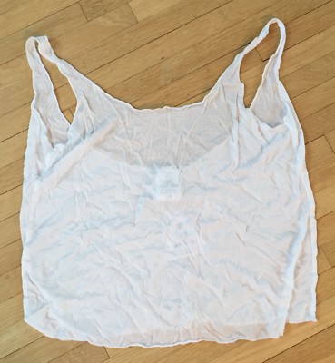 Phat Buddah Loose Fit Tank Top White Size OS