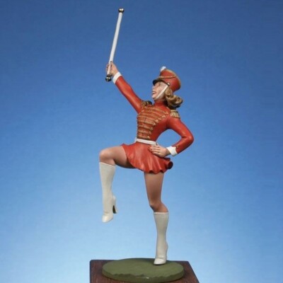 Phoenix Scale Miniatures Folies BX6 Kit, Drum Majorette, Tim Richards, 80mm