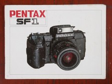 PENTAX SF1 INSTRUCTION BOOK/168253