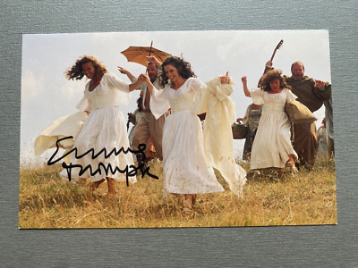 EMMA THOMPSON  signed  original Autogrammkarte 10x16 Autogramm