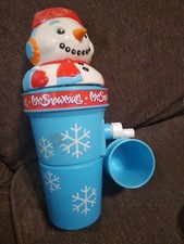 Vintage Lanard Toys MR.SNOWMAN Shaved Ice Snow Cone Maker.