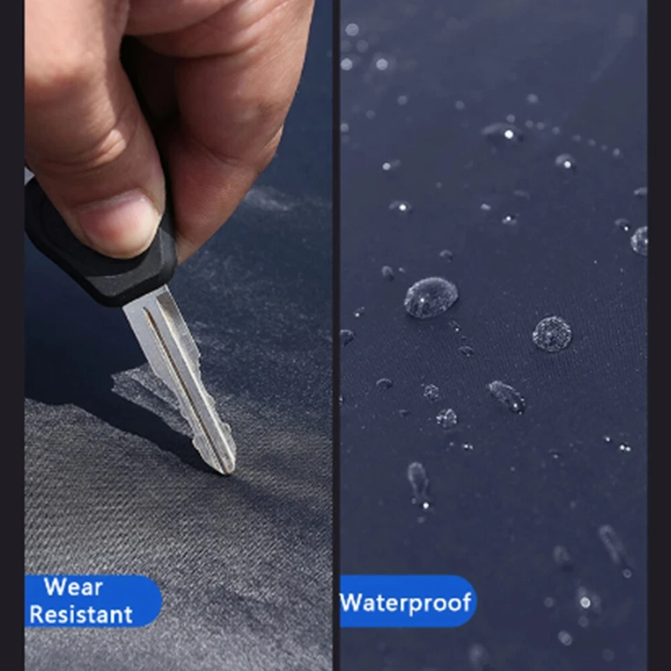 For Jeep Wrangler 2 / 4 Door CJ YJ TJ JK Car Cover Dust UV Waterproof Protection - Imagem 4 de 4