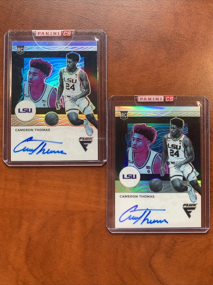 CAMERON Cam THOMAS 2021 Flux AUTO On Card 23/99 True Rookie - Image 3 of 3