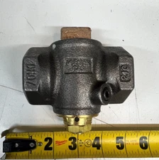 1" Mueller Luboseal Gas Meter Valve H-11170 175 PSIG FIP Threaded Inlet & Outlet