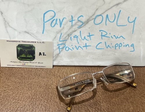 Anne Klein Eyeglasses Frames AK 9078 469-S Brown Rectangular Full Rim 54-17-135 - Picture 7 of 7