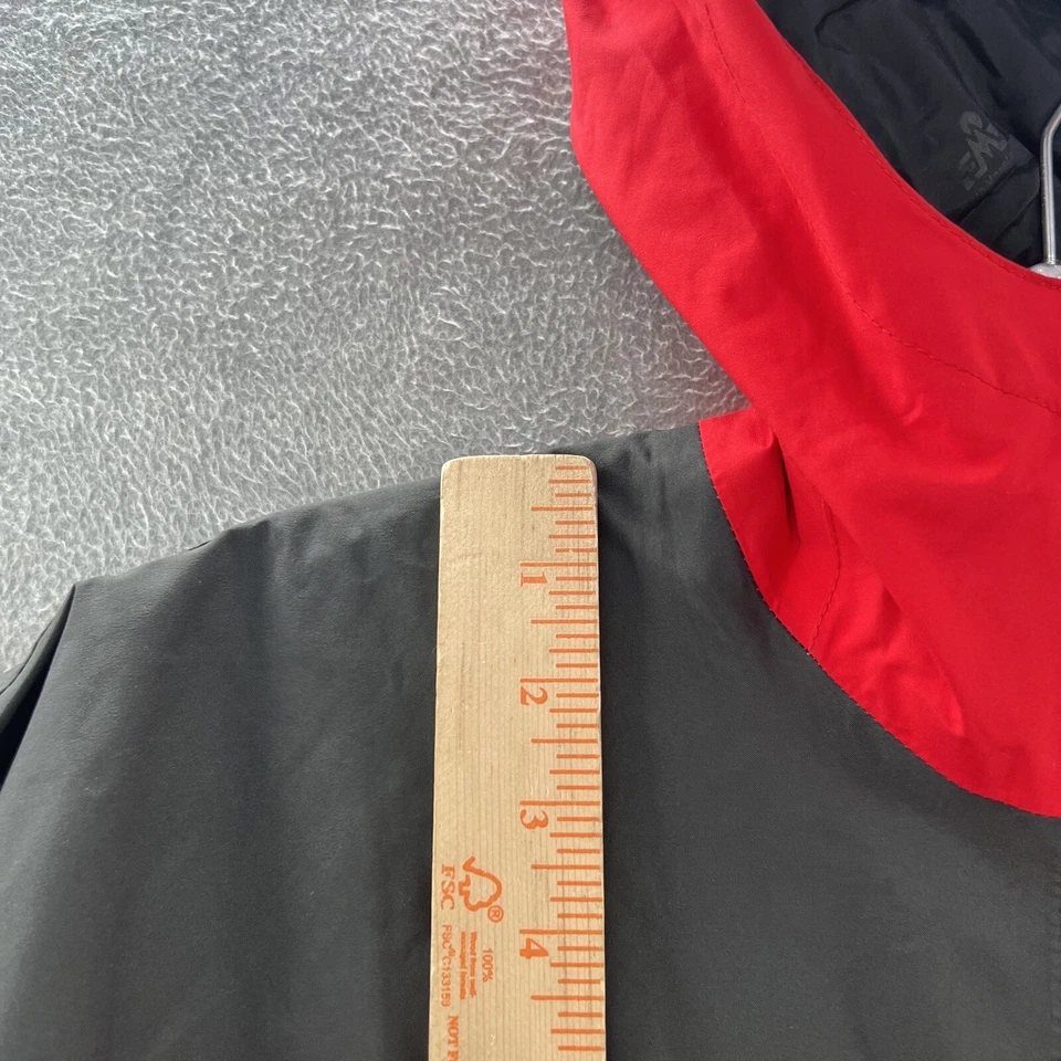 EMS Mujer Talla M Rojo Goretex Shell Chaqueta de Lluvia Con Capucha Cremallera Completa Foto 3 de 4