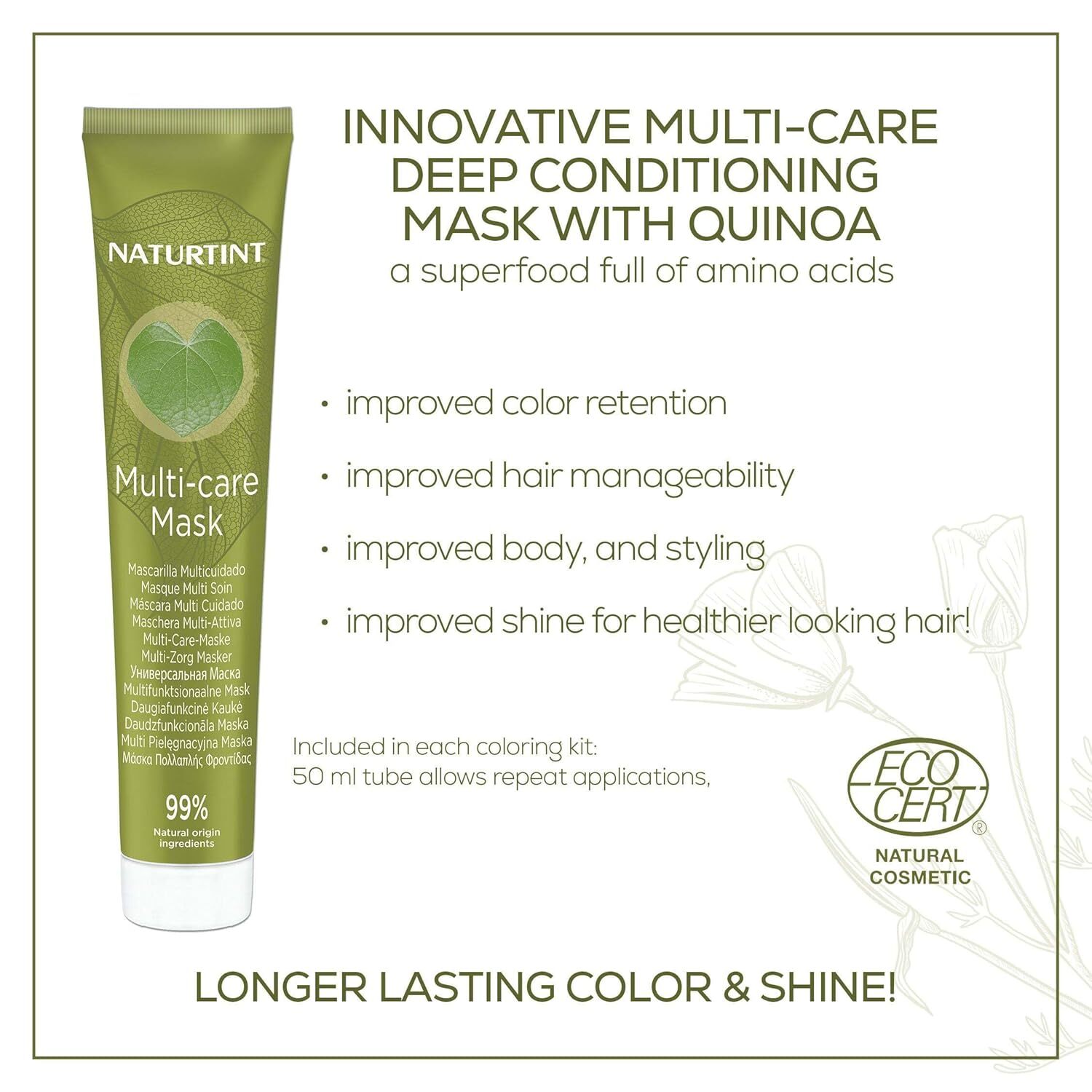 Naturtint 5N Permanent Hair Colour in Light Chestnut (Pack of 6)