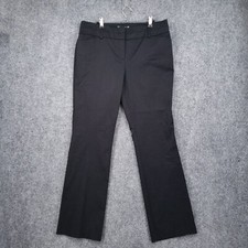 NEW NY C 7TH Avenue Pants Womens 12 Black Average High Rise Trouser Stretch