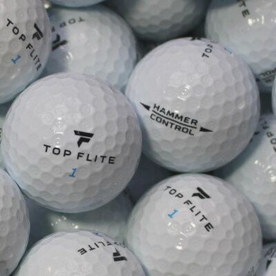 100 Top-Flite Hammer Control Golfbälle AAAA Lakeballs Top-Qualität Bälle Golf