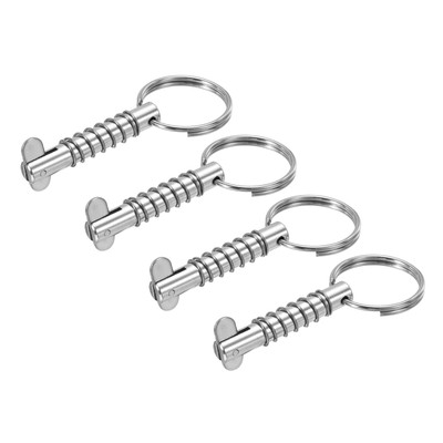 Topt Pin 4Pcs 316 Stainless Steel Quick Release Pin Usable Length 1.6