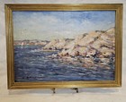 Original Painting of Seascape by Bruno Retaux. Framed. — photo 1