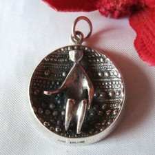 skandinavischer Anhänger 830 Silber Kettenanhänger Finnland / ev 277(18)