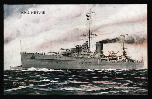 Royal Navy  H.M.S. NEPTUNE (1933-1941) Leander class light cruiser - Bild 1 von 2