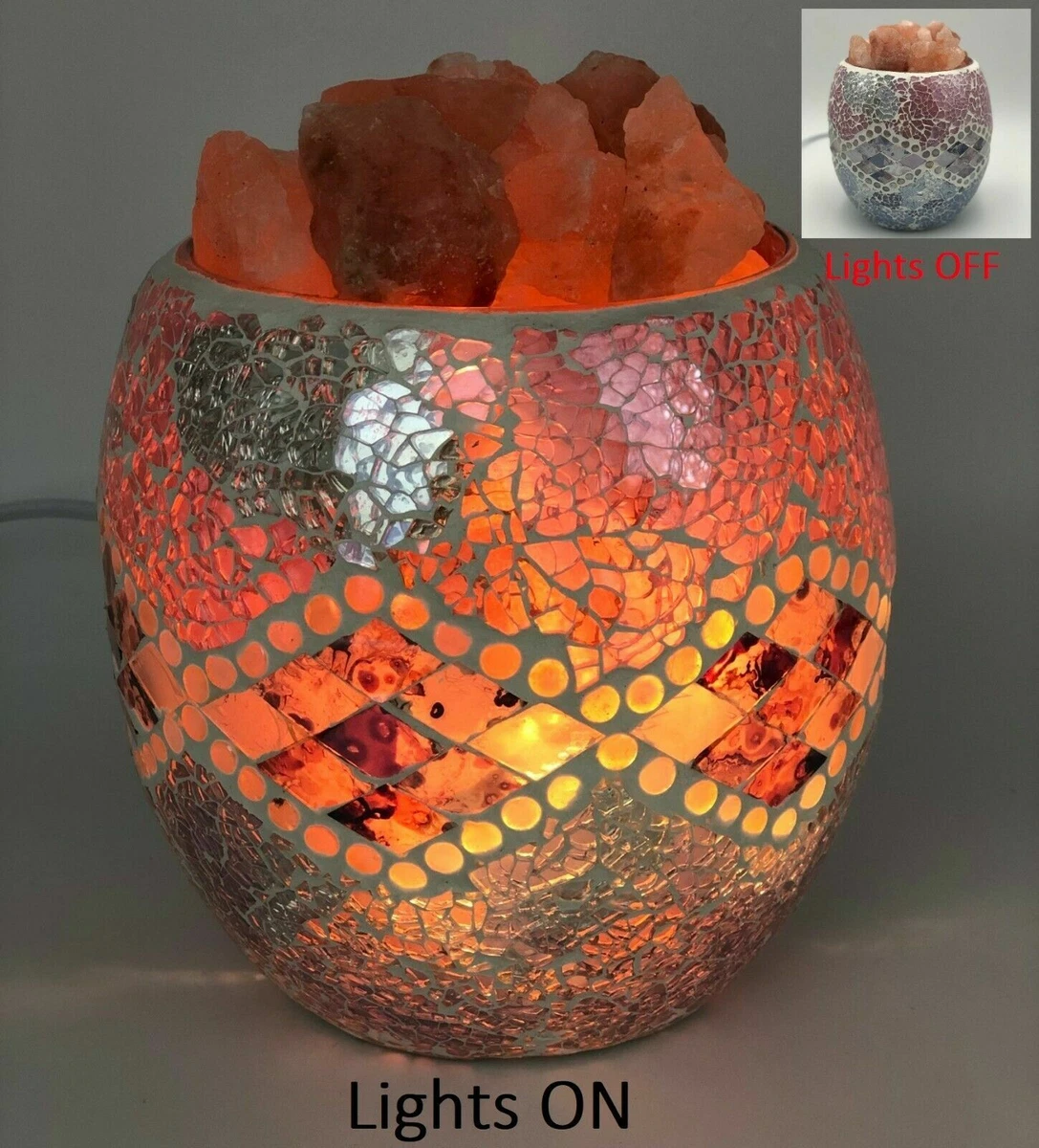 Mosaic sale salt lamp