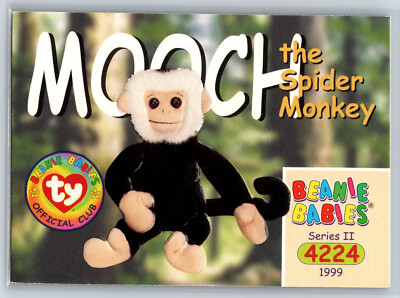 Mooch Monkey Beanie Mooch Beanie Baby 1999 Ty Beanie Babies Mooch