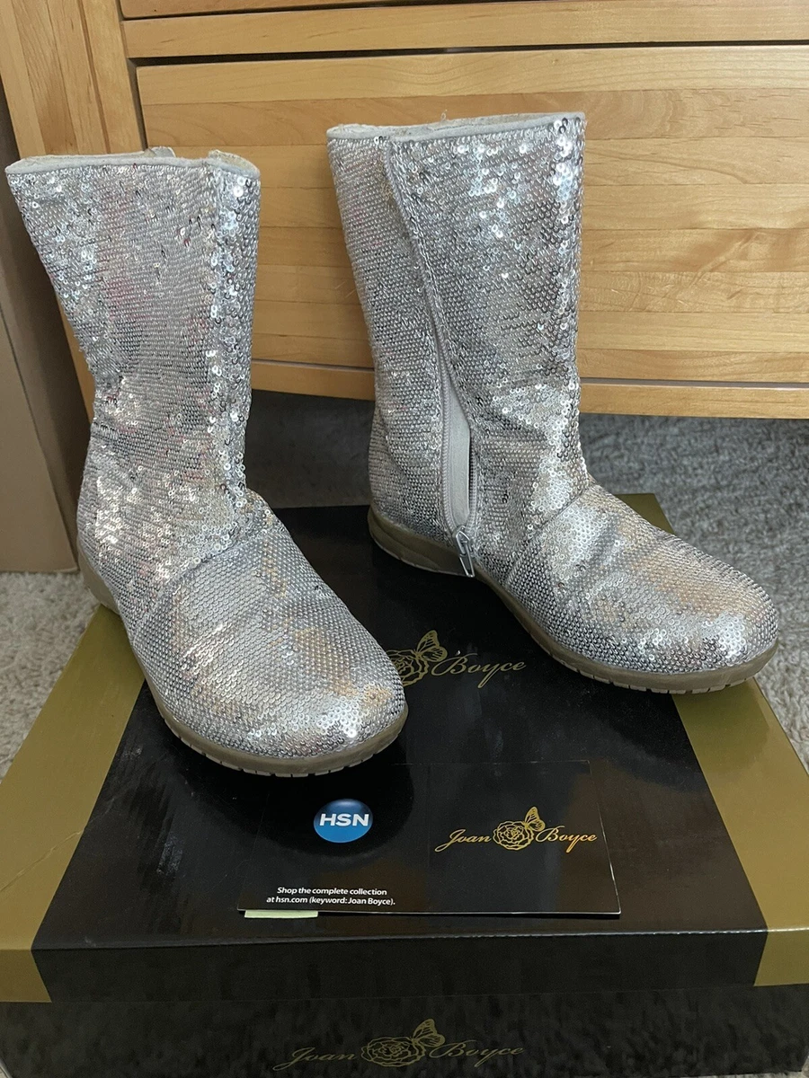 Joan boyce sequin boots sale